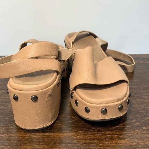 Seychelles platform silver brad strappy sandal size 9.5 - Picture 5 of 10